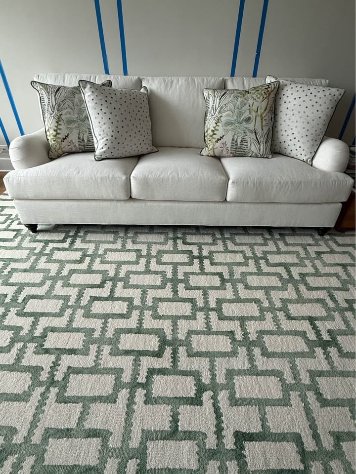 8x11 Green and White Rug by Feizy - photo 4