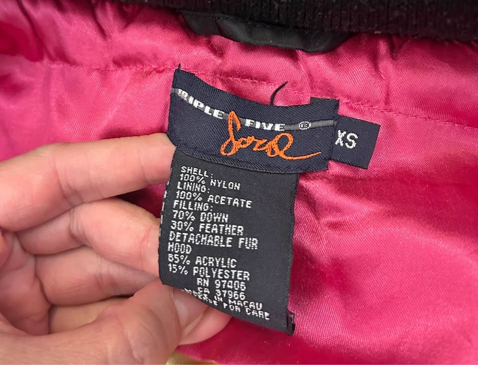 Vintage - long parka winter coat y2k