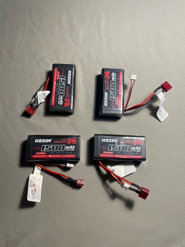 Hosim 7.4V 1500mAh Li-Po 2S RC Car Truck Battery X03 X05