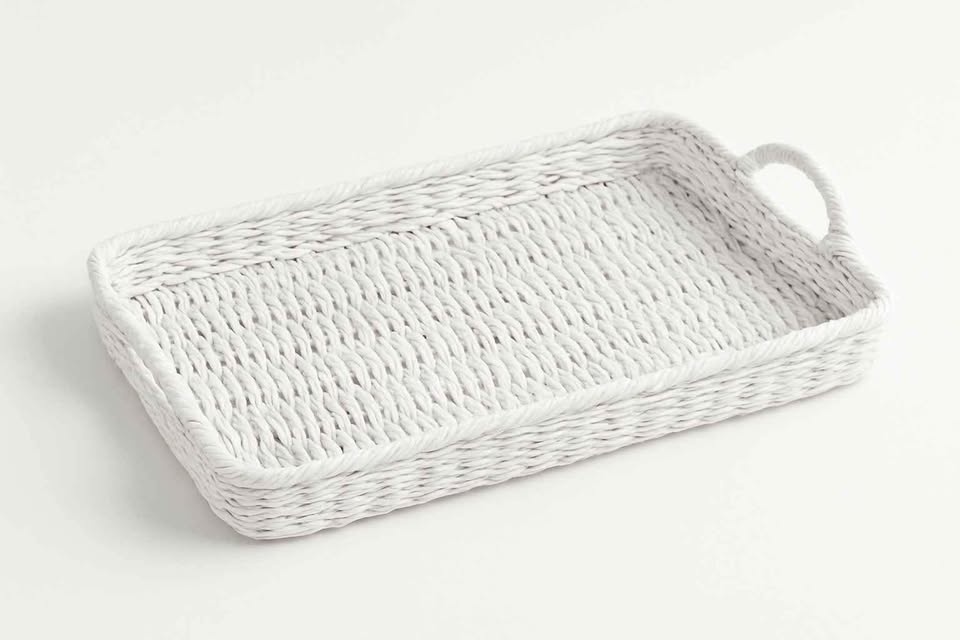 Woven Elongated Rectangular Basket - photo 5