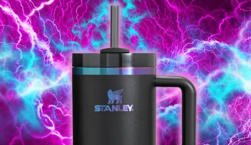 Stanley Tumbler Black Chroma 30 Oz - Rare Limited Edition