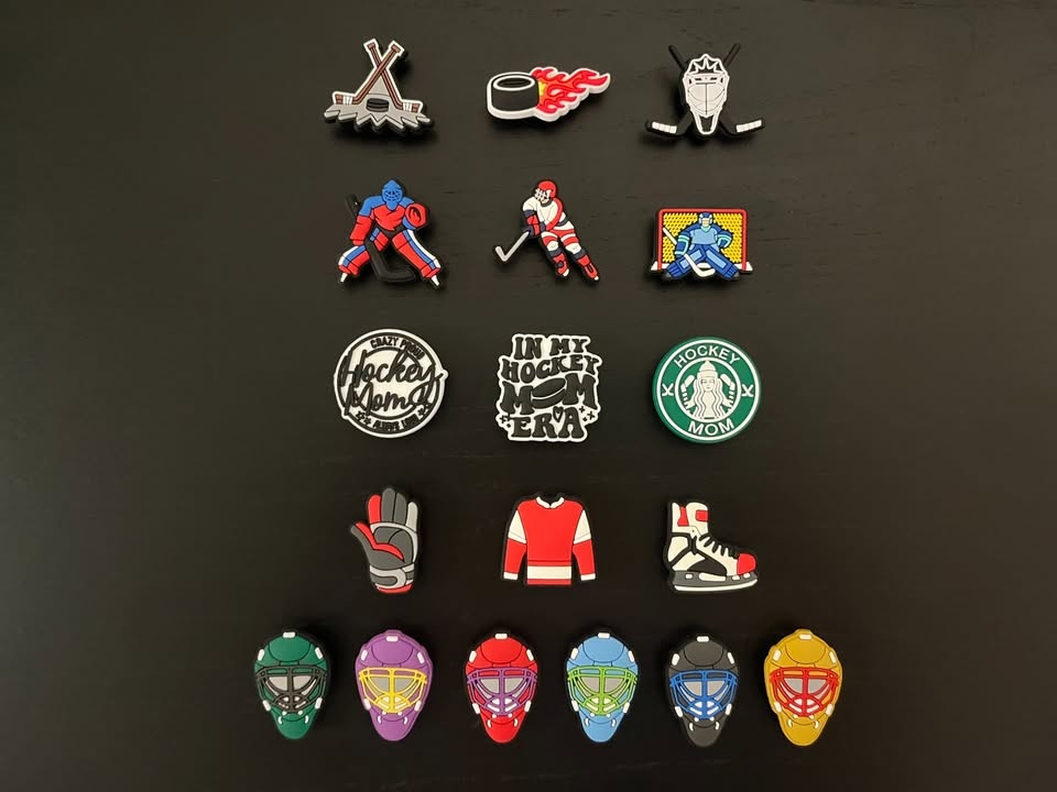 NHL Hockey Oilers Maple Leafs Charms / Jibbitz - photo 3