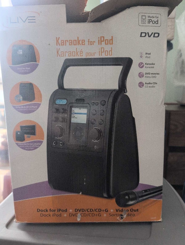 LIVE Karaoke for iPod DVD Karaoke System