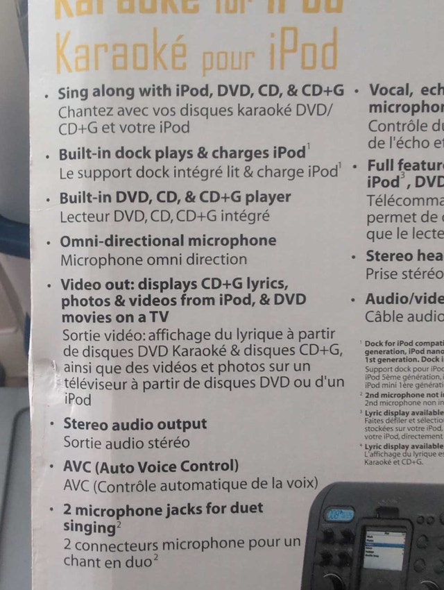 LIVE Karaoke for iPod DVD Karaoke System - photo 3