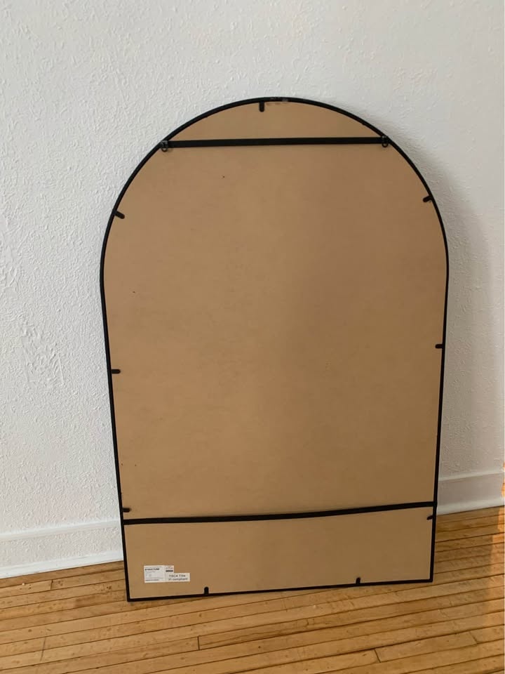Structube Window Mirror: black/rust colour - photo 2
