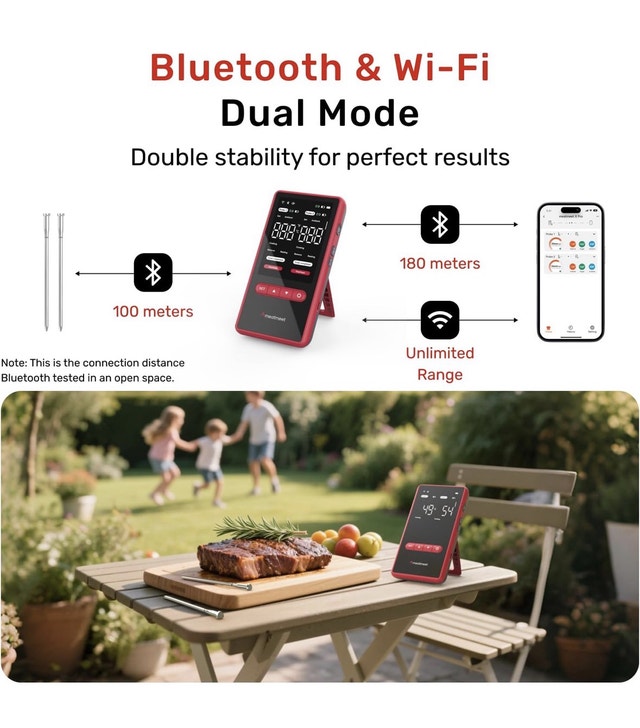 X Pro Wireless Meat Thermometer with Dual Wi-Fi - photo 3