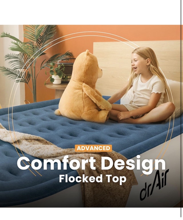 Brand New - Twin Air Mattress with Built-in Pump - photo 5