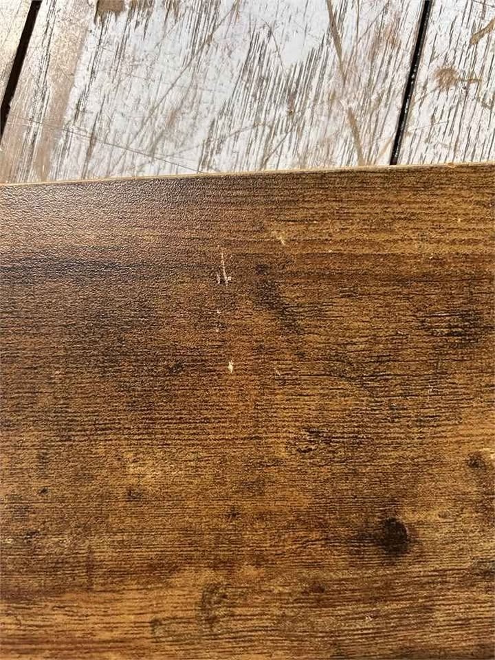 32" Vintage brown computer desk - photo 3