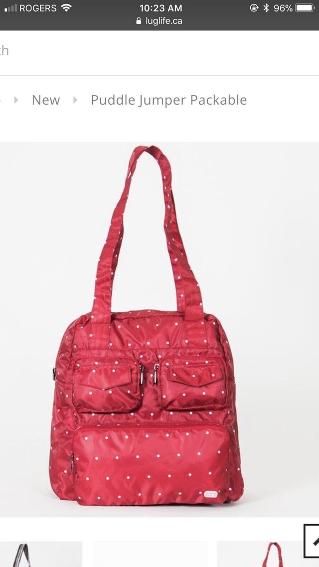 Lug packable puddle jumper