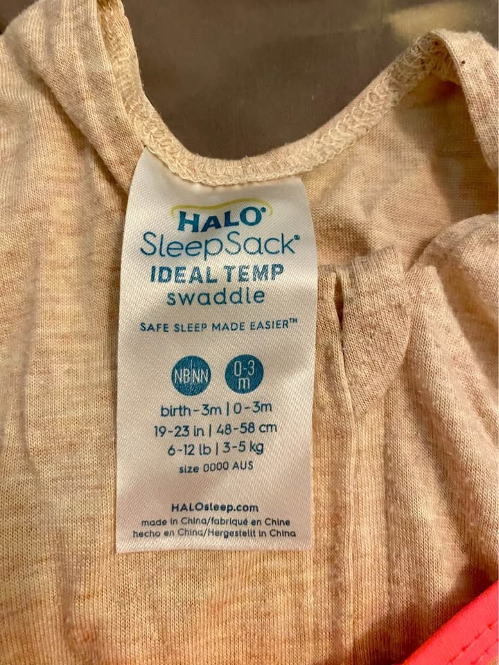 Two Halo Sleep Sack/swaddles 0-3m - photo 2