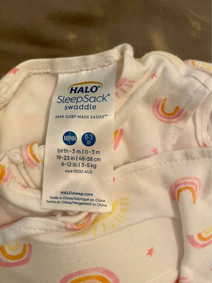 Two Halo Sleep Sack/swaddles 0-3m - photo 4