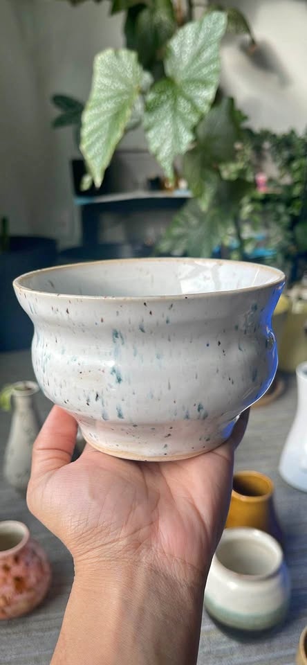 Handmade Speckled Ceramic Bowl