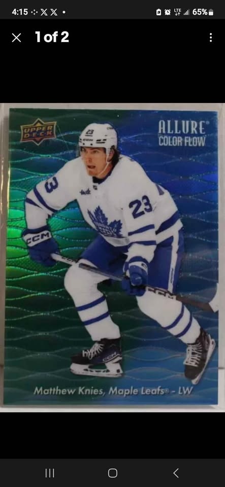 Hockey cards In search of