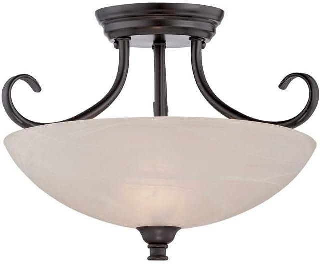 Designers Fountain Kendall Semi-Flushmount, Oil Rubbed Bronze