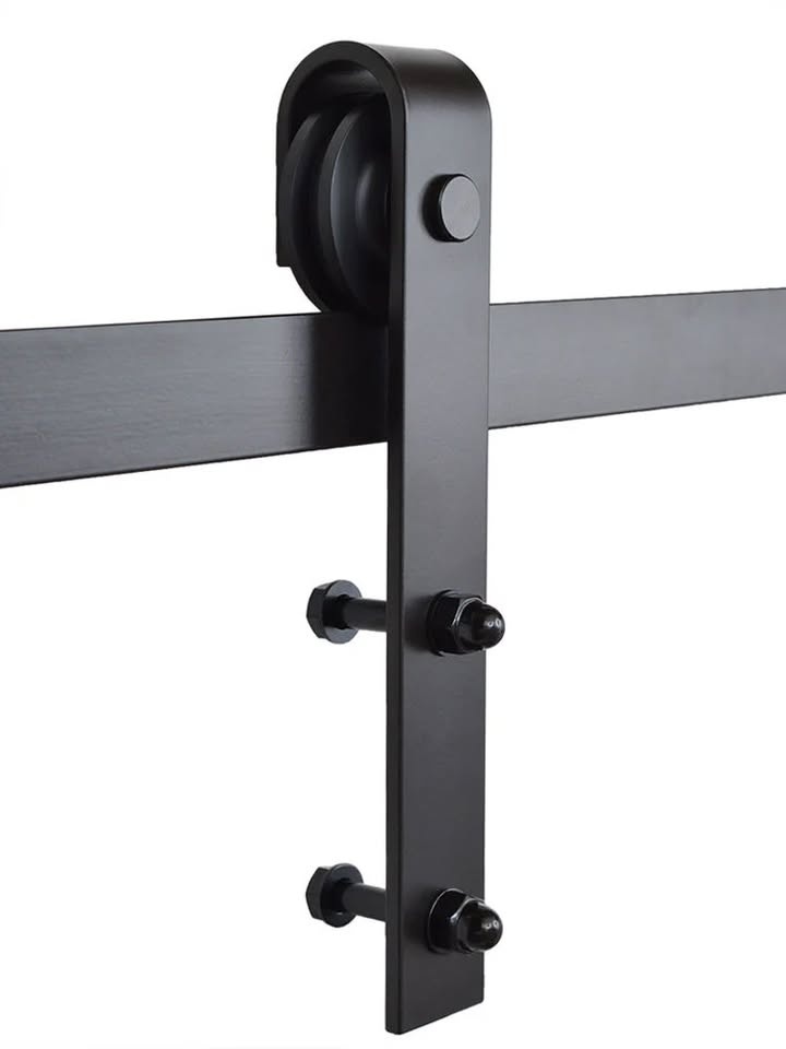 CAL HOME Sliding Barn Door Hardware 8 ft Dark-CT - photo 2