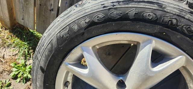 225/60R17 Firestone Destination Winter tires on Nissan Rims - photo 2