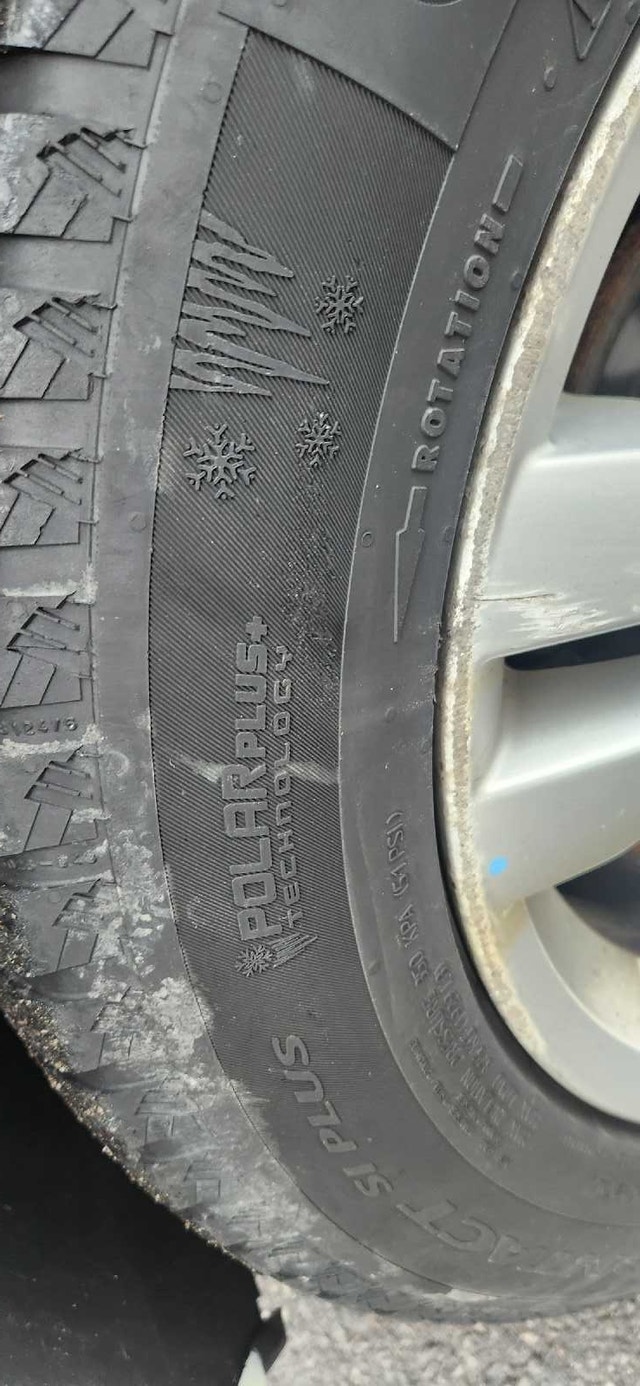 225/60R17 Firestone Destination Winter tires on Nissan Rims - photo 5