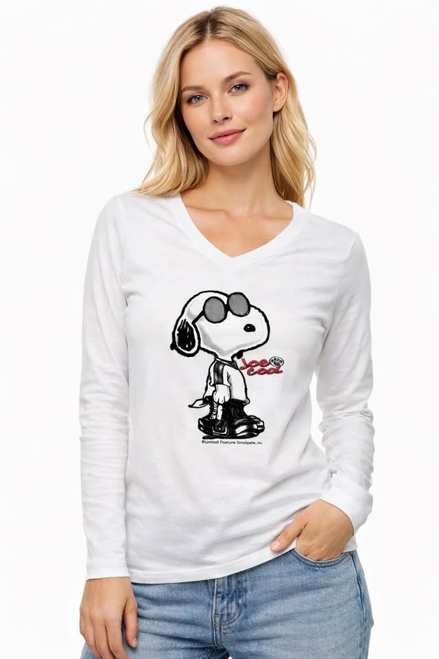 Women’s Snoopy “Joe Cool” Long Sleeve – Like New