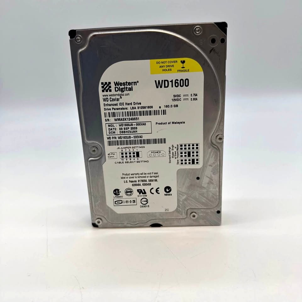 Western Digital 160GB IDE Hard Drive (WD1600)