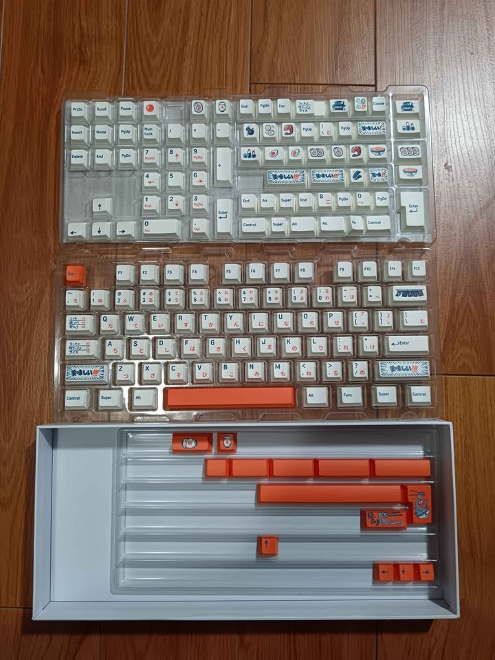 Vanilla Japanese Food Pbt Keycaps Set - photo 2