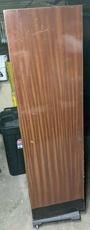 VINTAGE METAL CABINET WITH SHOE RACK 70" TALL - photo 5