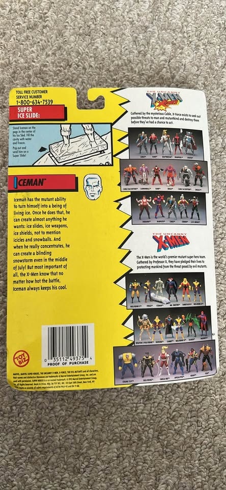 X-Men action figures: 1993 Toy Biz Marvel - photo 2