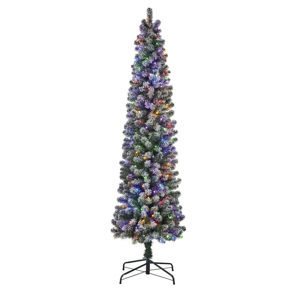 Pre-Lit Bennett Pencil Christmas Tree, 7ft - photo 5