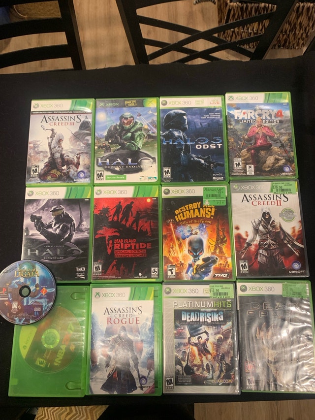 Xbox 360 & PS2 Games - Assassin's Creed, Halo + More!