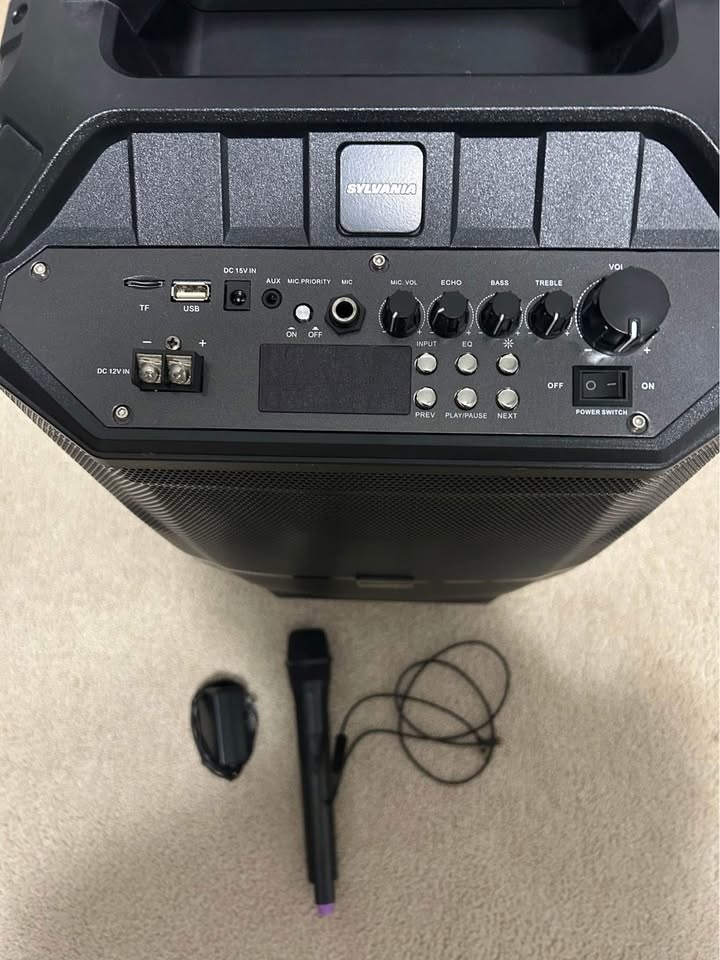Sylvania Bluetooth Party Speaker/ Karaoke Speaker - photo 2