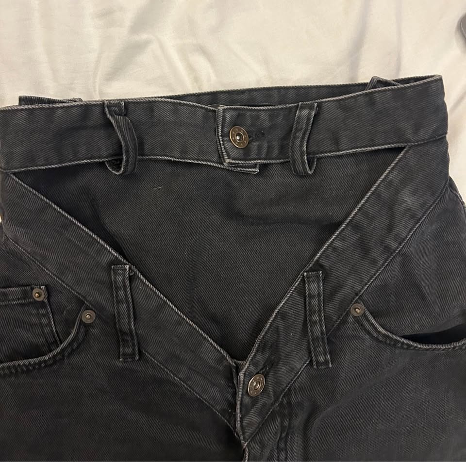 Y/PROJECT jeans with detachable piece - photo 3