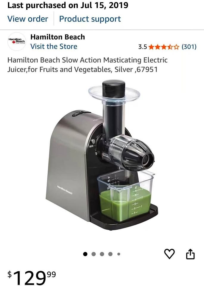 Hamilton Beach Juicer