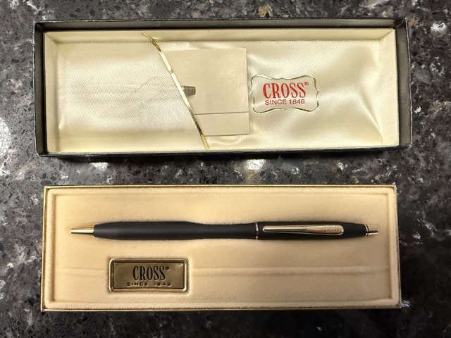 Cross Classic black 2502 ball point pen
