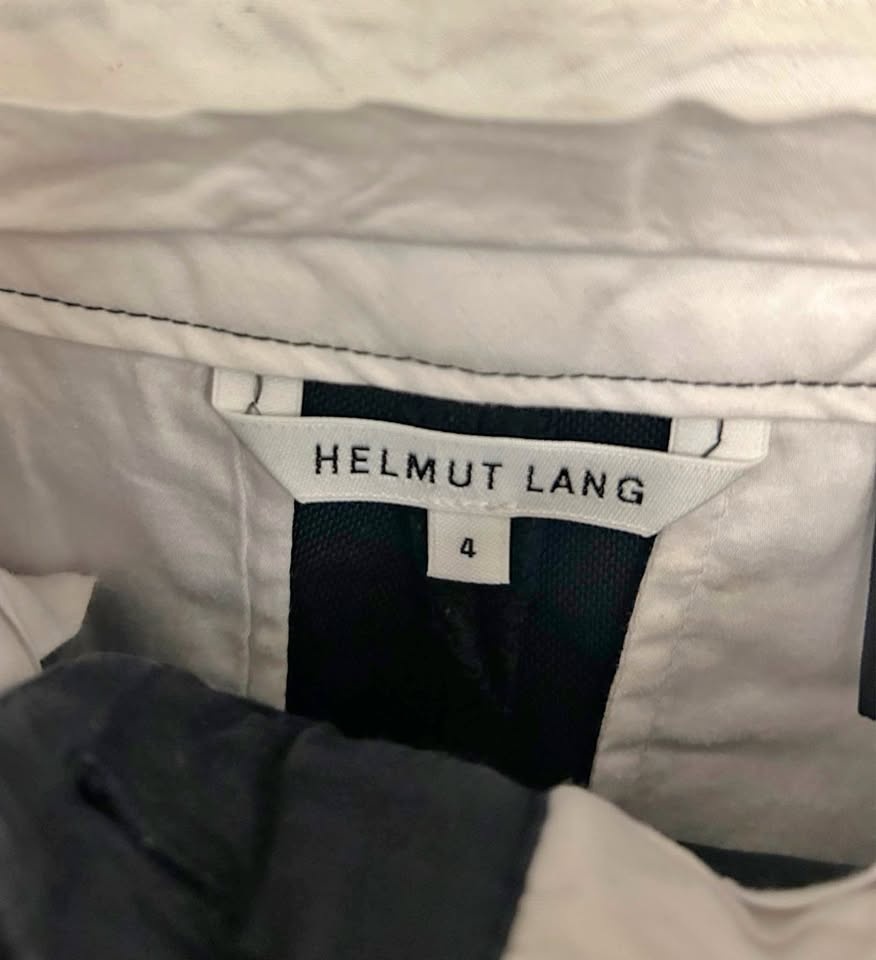 Helmet Lang black trousers