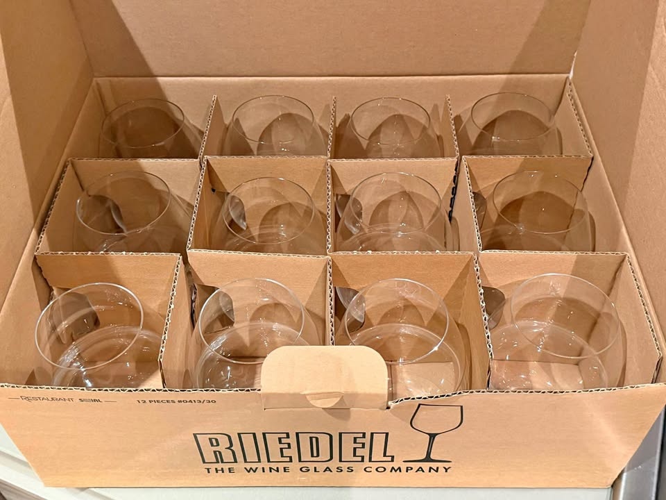Riedel Wine Glasses 12 Piece Set - Swirl Series (Brand New In Bo