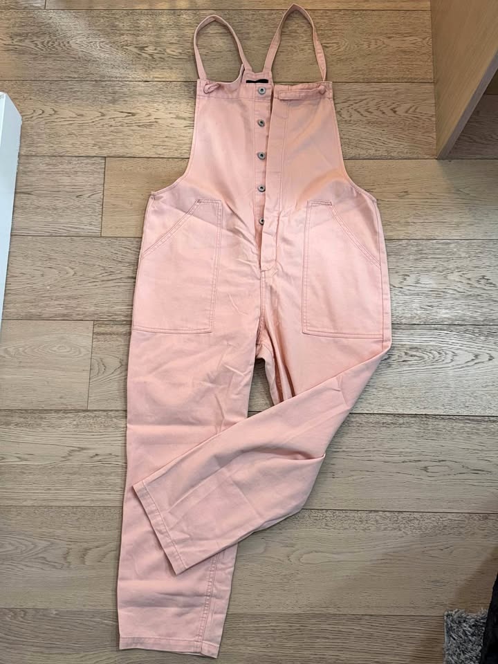 Peach Overalls - Size L