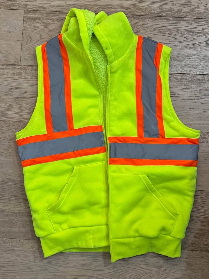 Construction Fleece Lined Vest