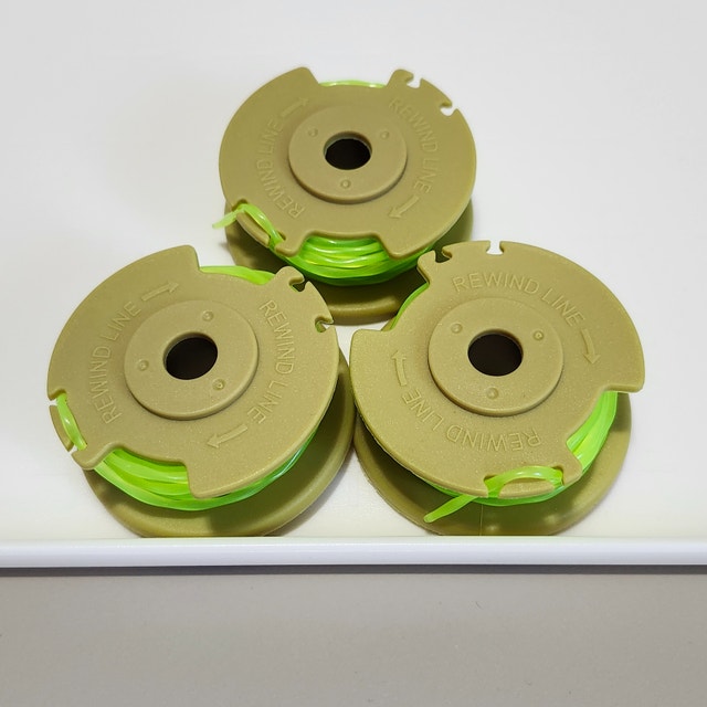 RYOBI Replacement Twisted .080 inch 3 Auto Feed Line Wire Spools