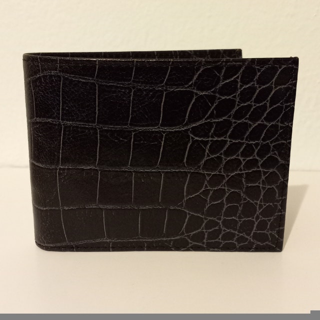 Bosca Crocco Bifold Wallet w/ Card ID Flap NEW - photo 2