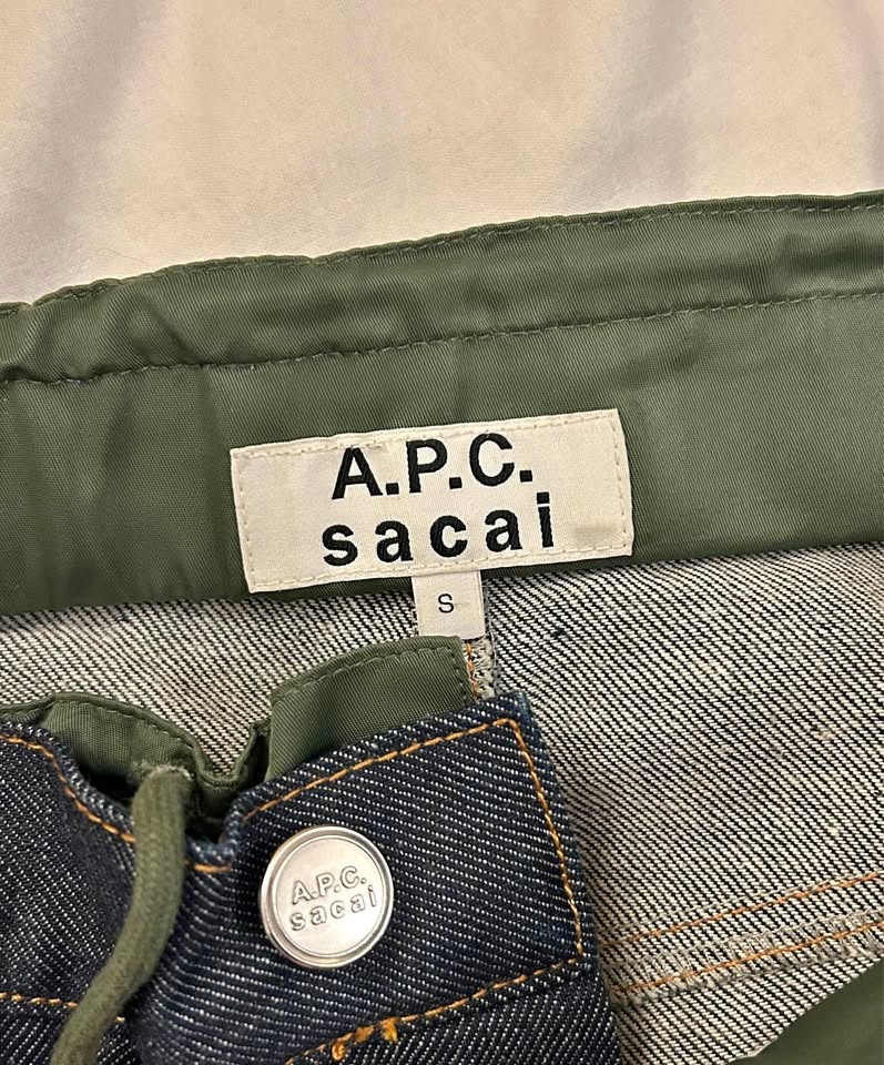 Sacai x APC jeans