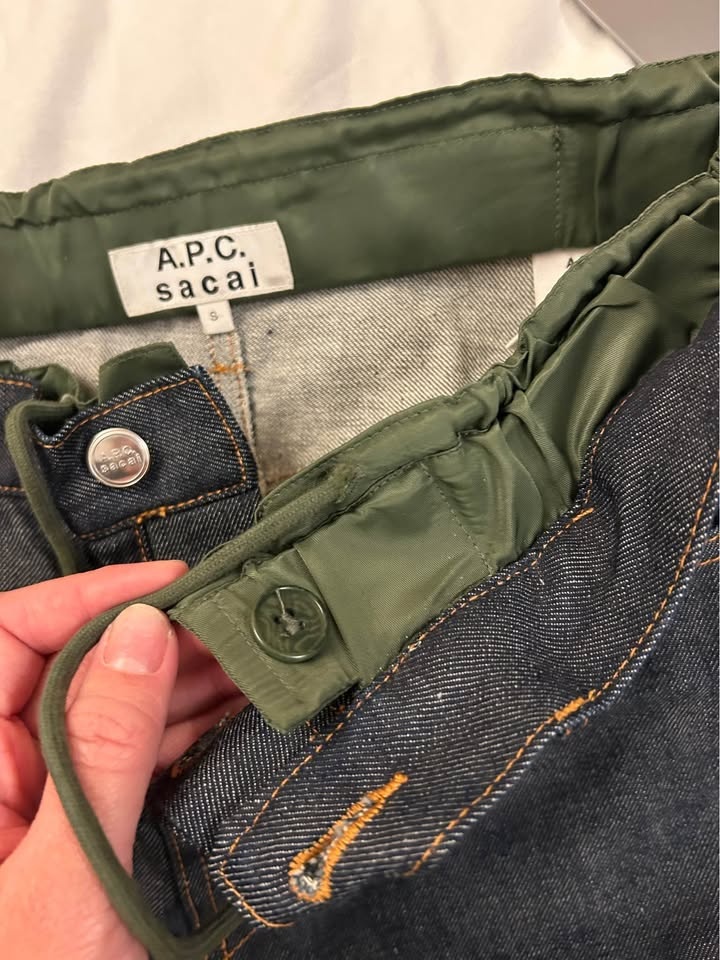 Sacai x APC jeans - photo 2