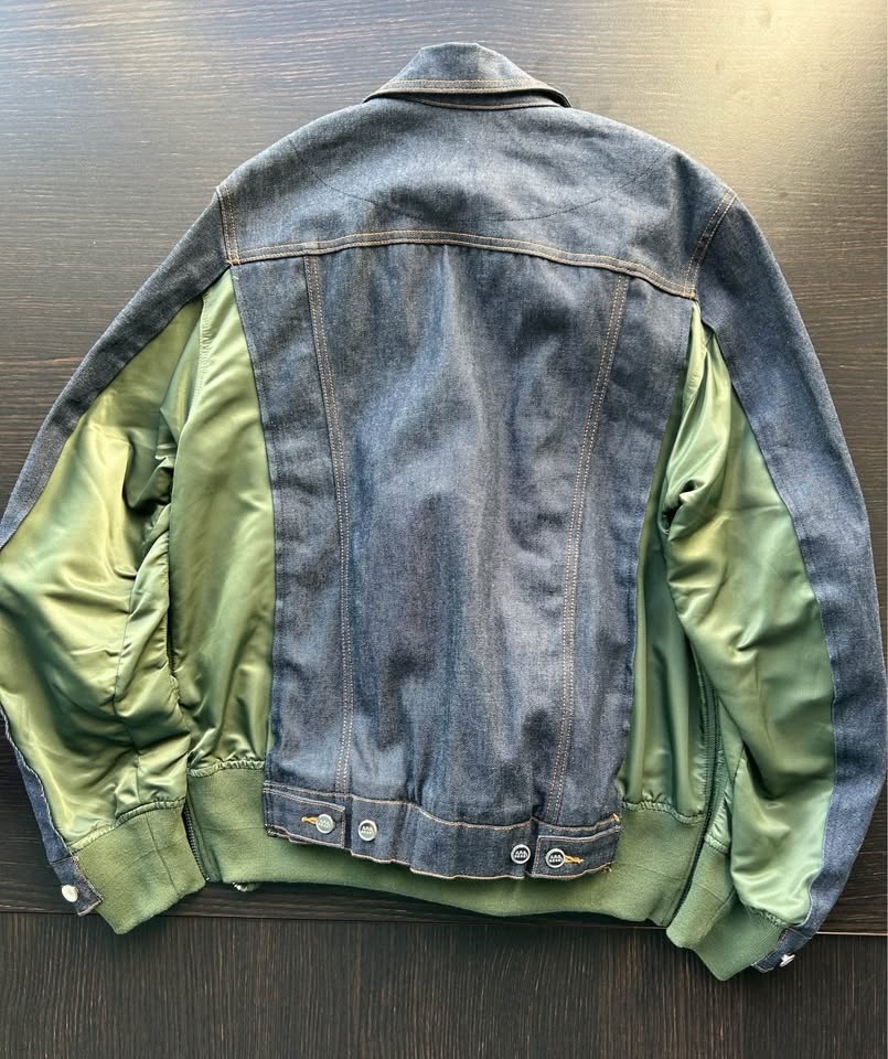 Men’s SACAI x APC JEAN JACKET PANT SET - photo 2