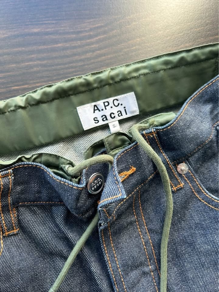 Men’s SACAI x APC JEAN JACKET PANT SET - photo 3