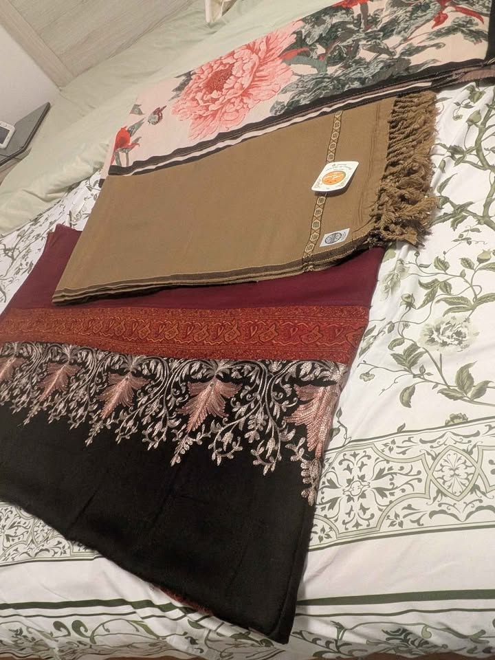 Men and women's  winter  pashmina shawl - photo 3
