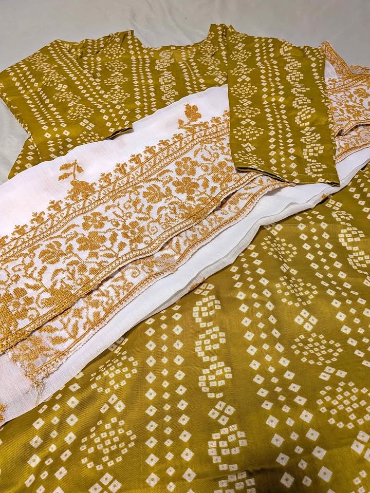 3 piece stitched suit
