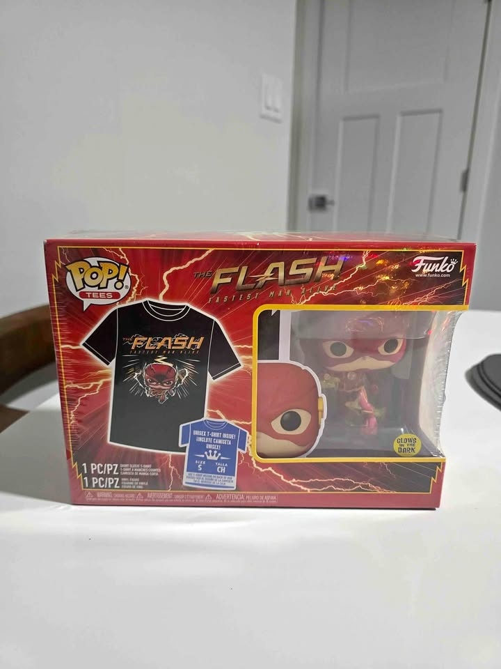 The Flash Funko Pop with T-Shirt