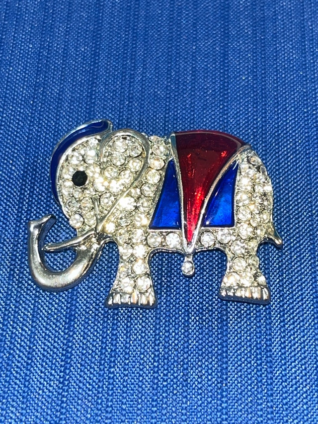 Elephant Pin Brooch