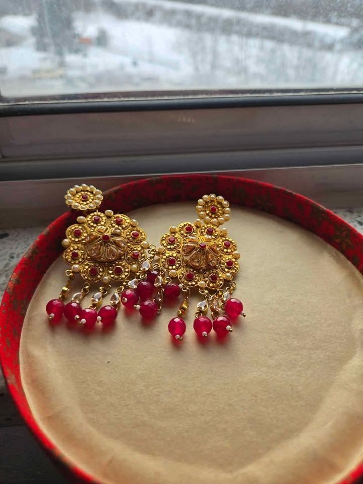 Indian Bridal Style Jhumka