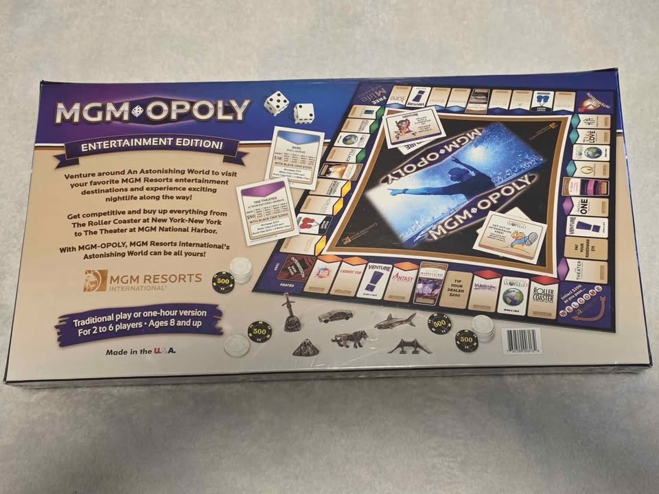 Monopoly (MGM OPOLY) Board Game *New - photo 2