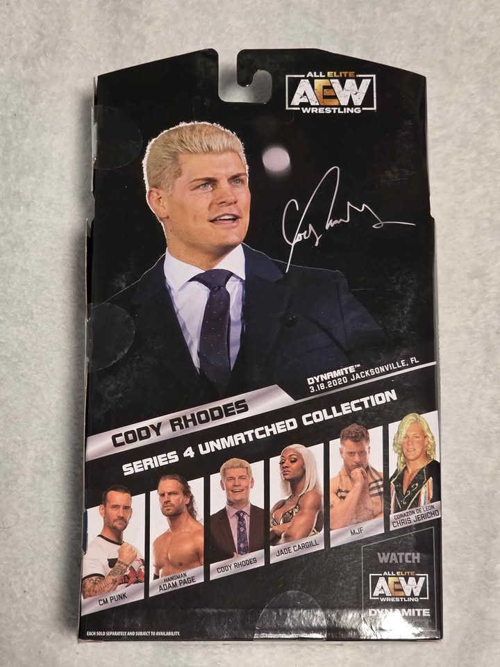 Cody Rhodes AEW Unmatched Collection Action Figure - photo 2