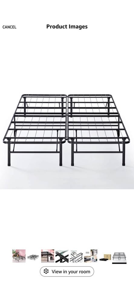 Full Size Metal Platform Bed Frame - Zinus SmartBase